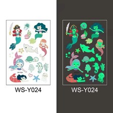 Kids Waterproof Temporary Tattoo Sticker Cute Dinosaur Unicorn