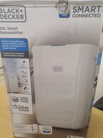 BLACK+DECKER BXEH60014GB 20L Smart Dehumidifier, 6.5L, White
