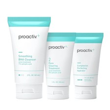 Proactiv 3-Step Acne Kit, 30-Day Salicylic Cleanser Toner Cream for Dry Skin