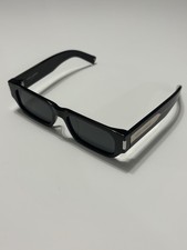 Saint Laurent SL 660/F 001 Black Rectangular Sunglasses 54-17-145 Japan