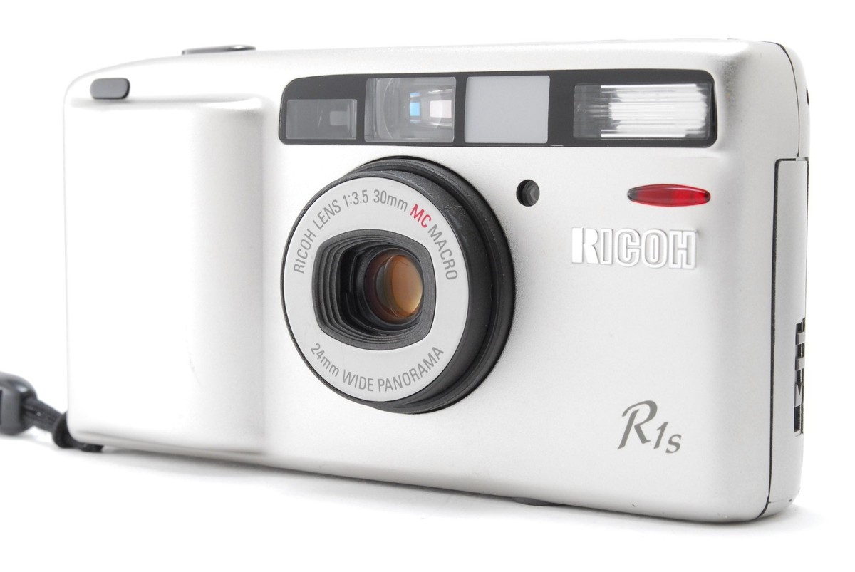 希少 完動 リコー Ricoh シルバーのRICOH R1s READ [ NEAR MINT ] Ricoh R1s Silver Point & Shoot 35mm Film