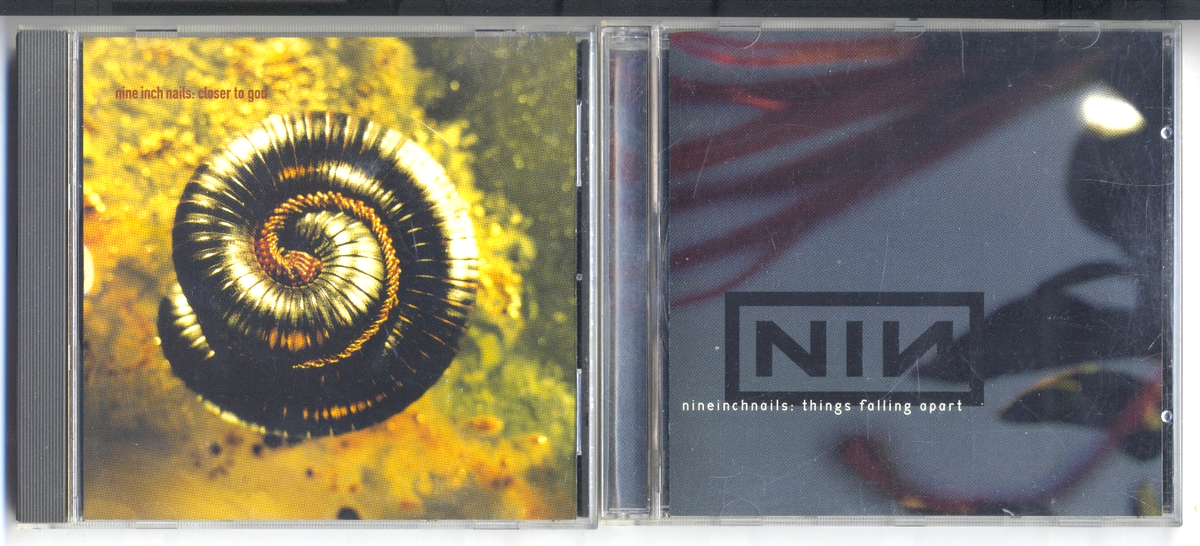 2) NINE INCH NAILS NIN CDs: THINGS FALLING APART & CLOSER TO GOD 