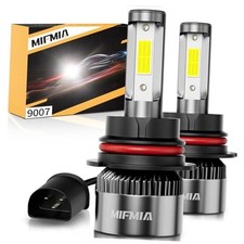 / Bulbs High/Low Beam 6500K Cool White 900 Brighter 9007