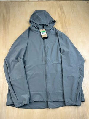 Size XL - Nike Unlimited Packable Repel Men's Grey Hooded Versatile Jacket