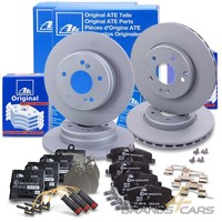 ATE Bremsscheiben +BelÄGe +Vwk Vorne+Hinten FÜR Mercedes C-KLASSE W203 CLK C209