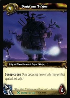 Dagg'um Ty'gor - Drums Of War - World of Warcraft TCG