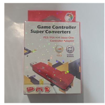 Brook Game Controller Super Converter PS3/PS4 to Xbox One/PC Red Wired USB
