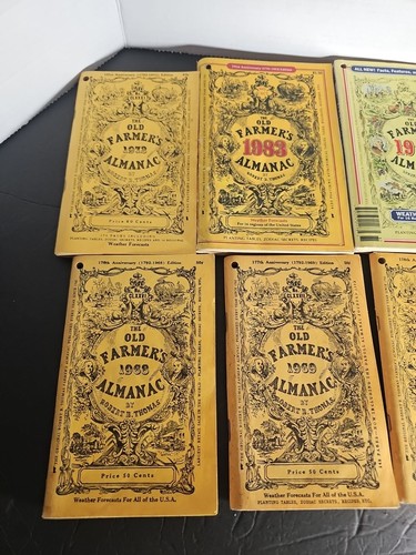 Set 8 Vintage Farmer’s Almanacs 1968, 1969, 1970, 1971, 1973, 1983, 1998 + 1999 - Picture 2 of 14
