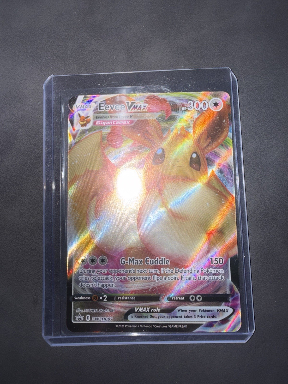 Eevee VMAX SWSH087 Black Star Promo