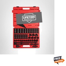 Sunex 2569, 1/2" Drive Master Impact Socket Set, 43Piece, Metric, 9mm - 30mm,...