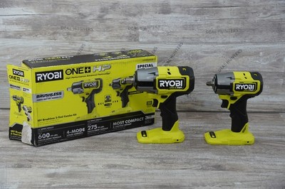 Ryobi One+ HP 18v 3/8  Impact Wrench & 1/2'' Impact Wrench P262PSBIW02SB