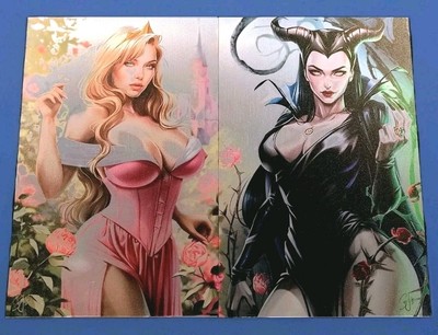 WAIFU CHRONICLES #1 Malificent + Aurora METAL Connecting Cover Set Sinyukhina 