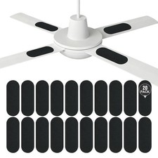 20 PCS Universal Ceiling Fan Filters Air Purifier Pads Trap Dust Odors Allergens