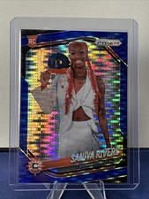 2025 Panini WNBA Prizm #150 Saniya Rivers RC Blue Pulsar Variant Exclusive #/199