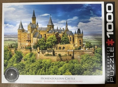 Eurographics 1000 Piece Puzzle of Hohenzollern Castle in Germany - Complete!