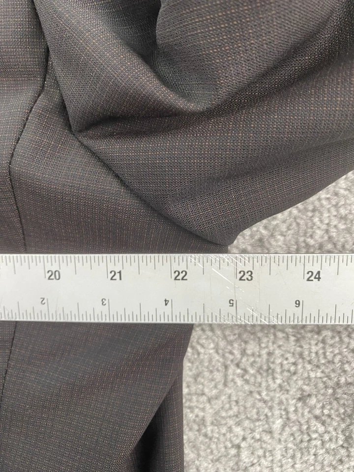 Chaqueta Traje Corneliani 42 R Lana Taupe Cuadros Diseñador Premium Lujo Deporte Italia Foto 4 de 4