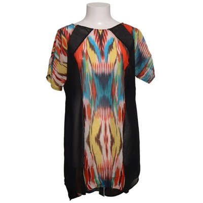 Warehouse Silk, Strandkleid, Größe: 42, Schwarz/Mehrfarbig, Damen #m5F