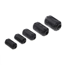 Clip-on Ferrite Ring Core RFI Noise Suppressor Cable Clip For 3.5/5/7/9/13mm