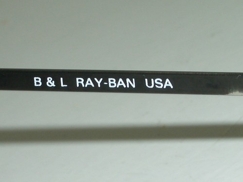 VINTAGE B&L RAY BAN USA W1308 VVAR SLEEK BLACK G15 OLYMPIAN II DLX SUNGLASSES - Picture 7 of 10