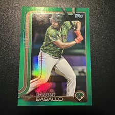 2025 Topps Pro Debut - Samuel Basallo #PD-170 Green Foil /99 (RC)