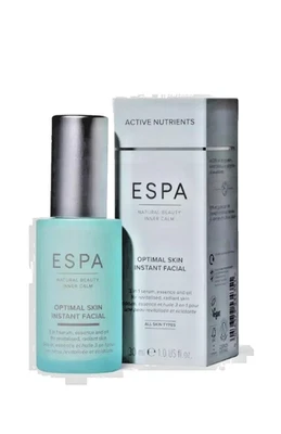 ESPA Optimal Skin Instant Facial Serum 30ml 3 in 1 New Boxed Skin Care