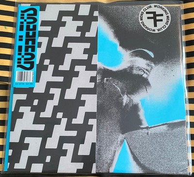 WORKING MEN S CLUB FEAR FEAR LP ALBUM BLUE VINYL LIMITED 1000 SIGNED BY SYD CARD