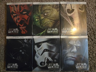 Star Wars Episode 1-6 (Steelbook Blu-Ray) Limited Edition Collector's Brand New