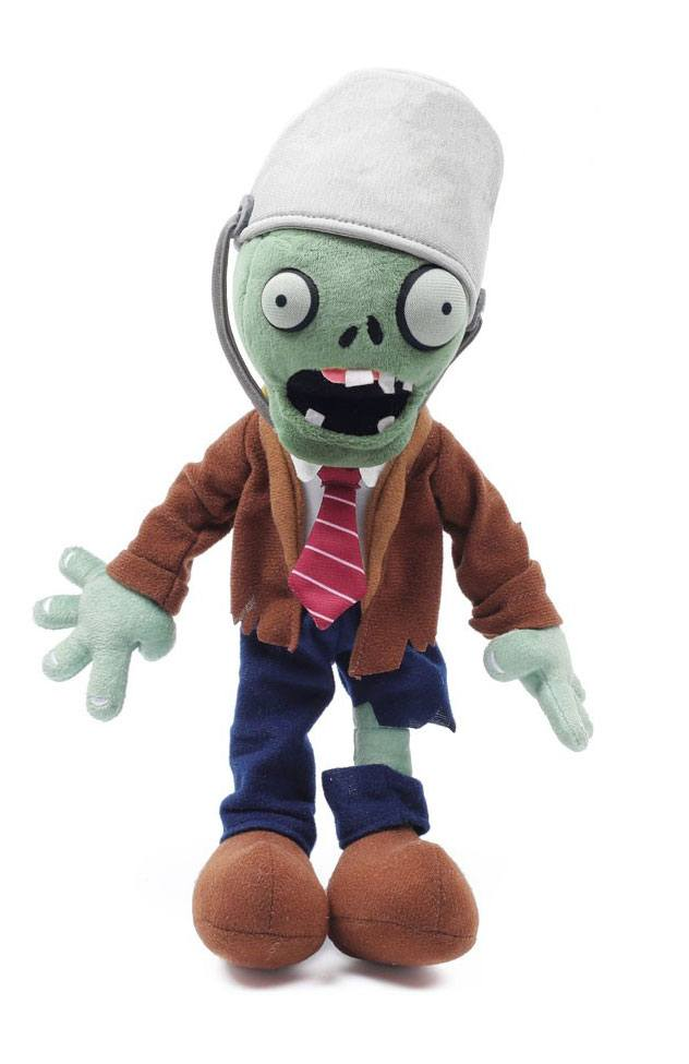 Sakami Merchandise - Plants Vs. Zombies - Plush -  Buckethead Zombie  - 35cm