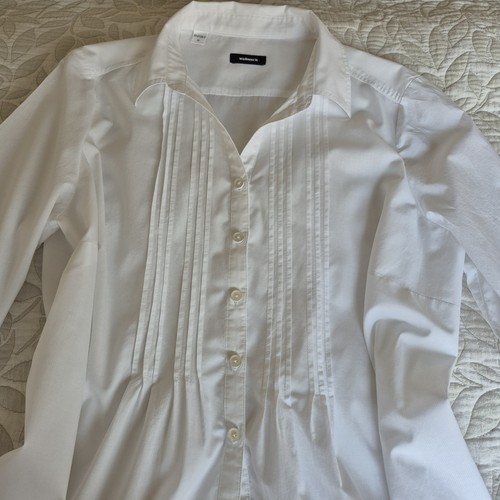 Walbusch Bluse, 48/50, Weiß Feinste Baumwolle Ziernähte FAST NEU NP 99,90 - Bild 3 von 10