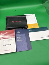 2009 Toyota Corolla Owners Manual With case