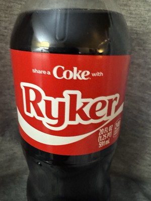 Share a Coke with Ryker 2025 Personalized Gift Coca~Cola Bottle