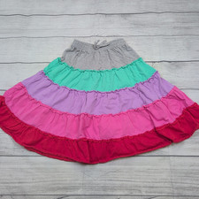 4 Garnet Hill Color Block Maxi Skirt