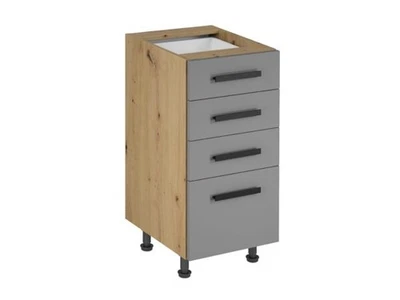 Schubladenschrank Auszugsschrank Küchenunterschrank Standunterschrank - Bild 1 von 3