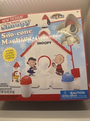 Original Snoopy Sno-Cone Machine Snow Cone Maker CraZArt Peanuts