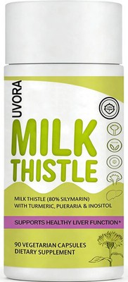 Uvora Milk Thistle Extract,Uvora Premium Herbal Supplement with Milk Thistle...