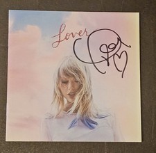 Signed with Heart Taylor Swift Lover CD cover Official autographed Rare