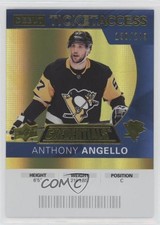 2021 Credentials 2020-21 Debut Ticket Access Yellow /249 Anthony Angello #72 uk2