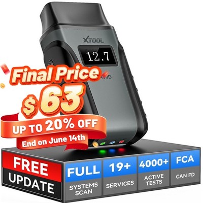 XTOOL A30D V2.0 Car OBD2 Scanner Bidirectional Auto Diagnostic Tool Code Reader