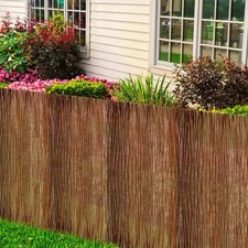 Willow Fence Brown 120 x 300 cm vidaXL