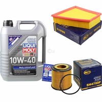 Inspektionskit Filter Liqui Moly ÖL 5L 10W-40 FüR Ii 542 1.2 12V