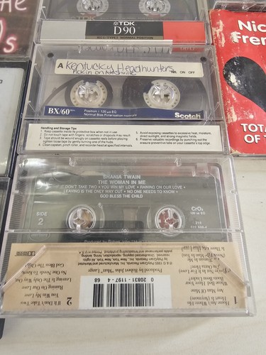 Lot of 25 Random Miscellaneous Cassette Tapes Comedy 90s Cyndi Lauper Joe Diffie - Picture 6 of 7