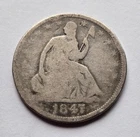 1858-O New Orleans Silver Seated Liberty Half Dollar