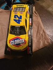 2014 Kyle Larson 42 Clorox Wipe Autographed Ganassi Chevy SS 1/24 Lionel Diecast