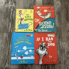Vintage (4) Banned Dr. Seuss Books RARE Lot O...