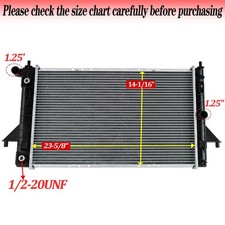 Aluminum Core Radiator Fit 1994-2002 Saturn Sc1 Sc2 Sl Sl1 Sl2 Sw1 Sw2 1.9l New