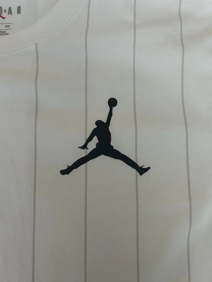 Camiseta manga corta Air Jordan Jumpman Logo a rayas a rayas talla XL Foto 4 de 4