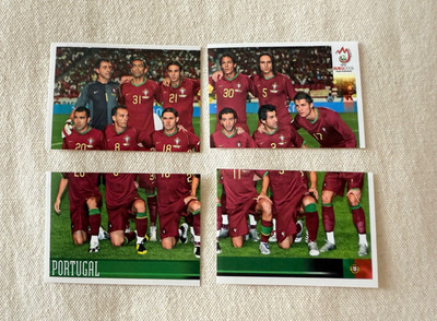 #99 100 101 102 - PANINI EURO 2008 - Team Portugal Cristiano RONALDO