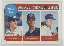 2018 Heritage Minor League Edition Magenta Back Alec Hansen Triston McKenzie y5m