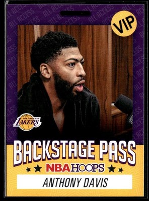 2020-21 Hoops Backstage Pass Anthony Davis Los Angeles Lakers #3