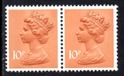 1976 10p ORANGE-BROWN PHOSPHOR OMITTED SG X886y. FINE MNH